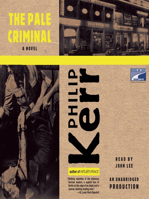 Title details for The Pale Criminal by Philip Kerr - Available